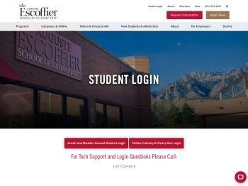 escoffier student login|escoffier student forgot password.